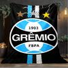 1PC Grêmio FBPA Printed Soft Flannel Blanket Throw for Adult Bedroom Living Room Sofa Camping Travel Fan Gifts Christmas Gifts