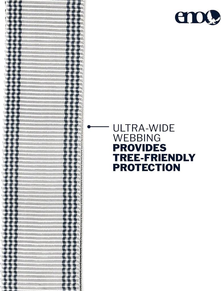 ENO Eagles Nest Outfitters Apollo Suspension System Gray/Charcoal