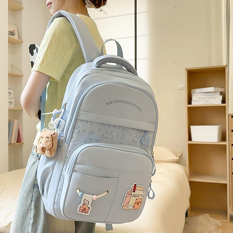 Girl's New Schoolbag Mori Ins Senior Sense Sweet Primary School Students 3rd To 6th Grade Cute Lightweight Backpack