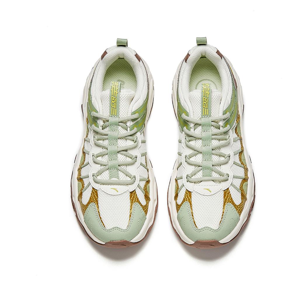 Sneakers Anta Deer Trail Casual Shoes Women's White Green Umber