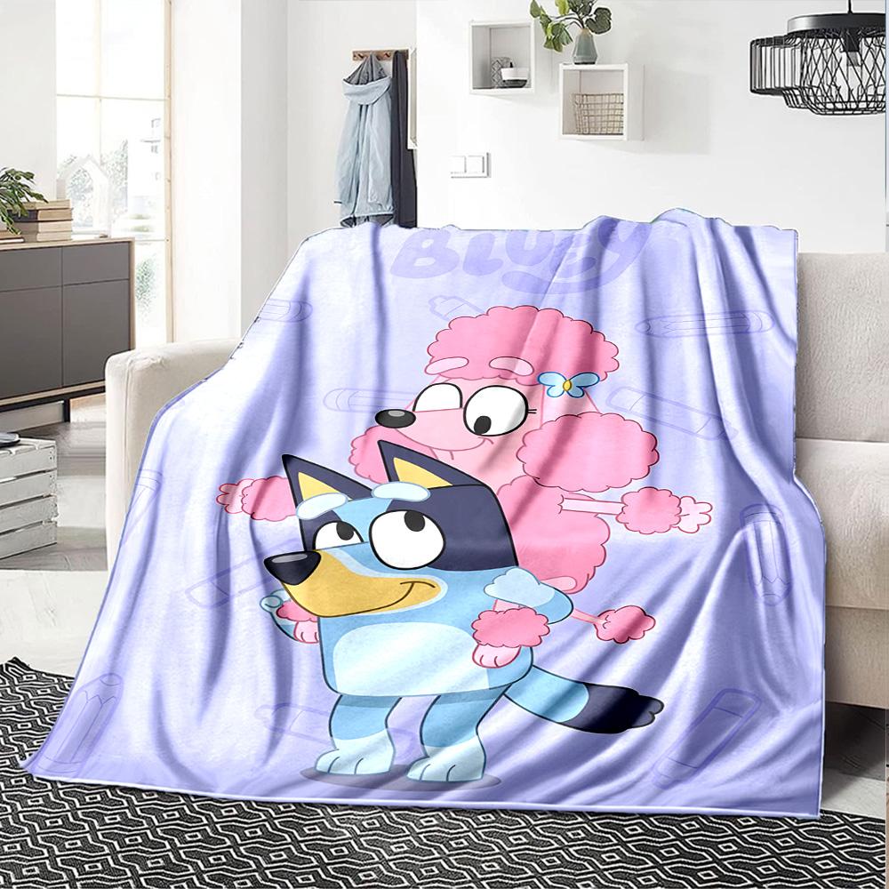 1pc B-Blucy Blanket, Gift, for Men and Women, Soft Blanket, Good for Sofa Bed Couch Travel, Lightweight Flannel Blanket