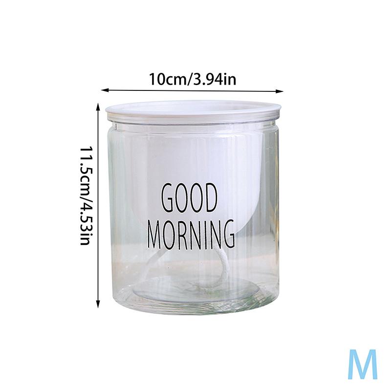 Refreshing Sensation Good Morning Flowerpot Plastic Grow Box For Home Garden Plants Nursery Cup Transplant Flower Plant Pots