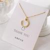 Versatile Luxury Titanium Steel Necklace with a Colorfast Pendant - Simple Niche Design Clavicle Chain for Women.