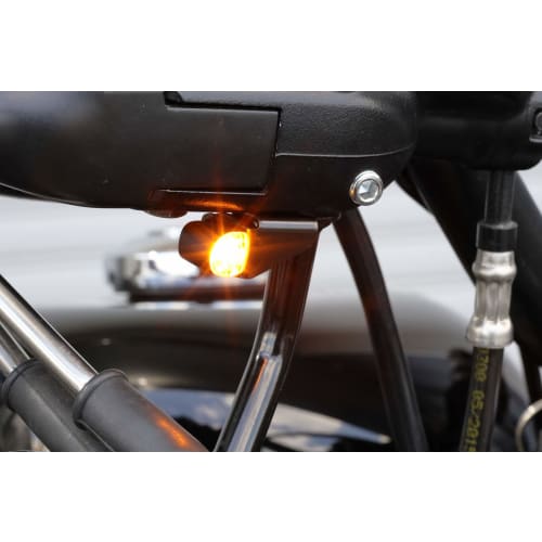 Kijima Motocyklové díly Blinkry Sada předních Blinkrů Sportter na šroubová montáž nano zrcátka ('14-) HD-01198