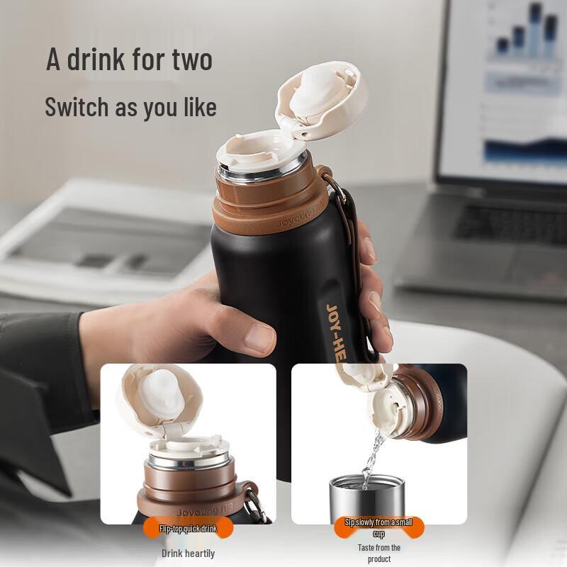 Joyoung Portable Stainless Steel Vacuum Insulated Bottle