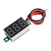 0,36 palcový LED digitální 2řádkový stejnosměrný voltmetr Červená Modrá Zelená DC 4,5-30V voltmetr