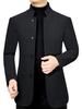 2024 Spring Men's Business Casual Stand Collar Jacket - Mid-Age Suit for Spring & Autumn