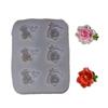 Food Grade Silicone Floral Mold For Resin Clay Plaster Cake Decoration Creation Sunflowers Flowers Flower Embossing Tool