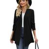 2023 Autumn/Winter Solid Color Long Sleeve Loose Cardigan Coat for Women