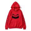 Halloweenská mikina Kawaii duch dýně potisk Unisex mikina Módní ležérní Podzim Zima Dlouhý rukáv Pánská pulovrová mikina