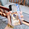 S-Shiba I-Inu Phone Case For Samsung S26 S25 Plus S20 S20 Plus S22 Ultra S23 FE S21 Plus S21 Ultra Glass Cover