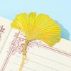 Fall Leaves Metal Bookmarks with Chain Pendant Novel Fiction Page Marker Page Divider for Book Lover Teacher Adult