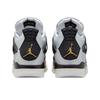 Air Jordan 4 Retro GS Platinum Gold Dětské tenisky Šedá Pure-Platinum Metalická-Zlatá FZ8585-070