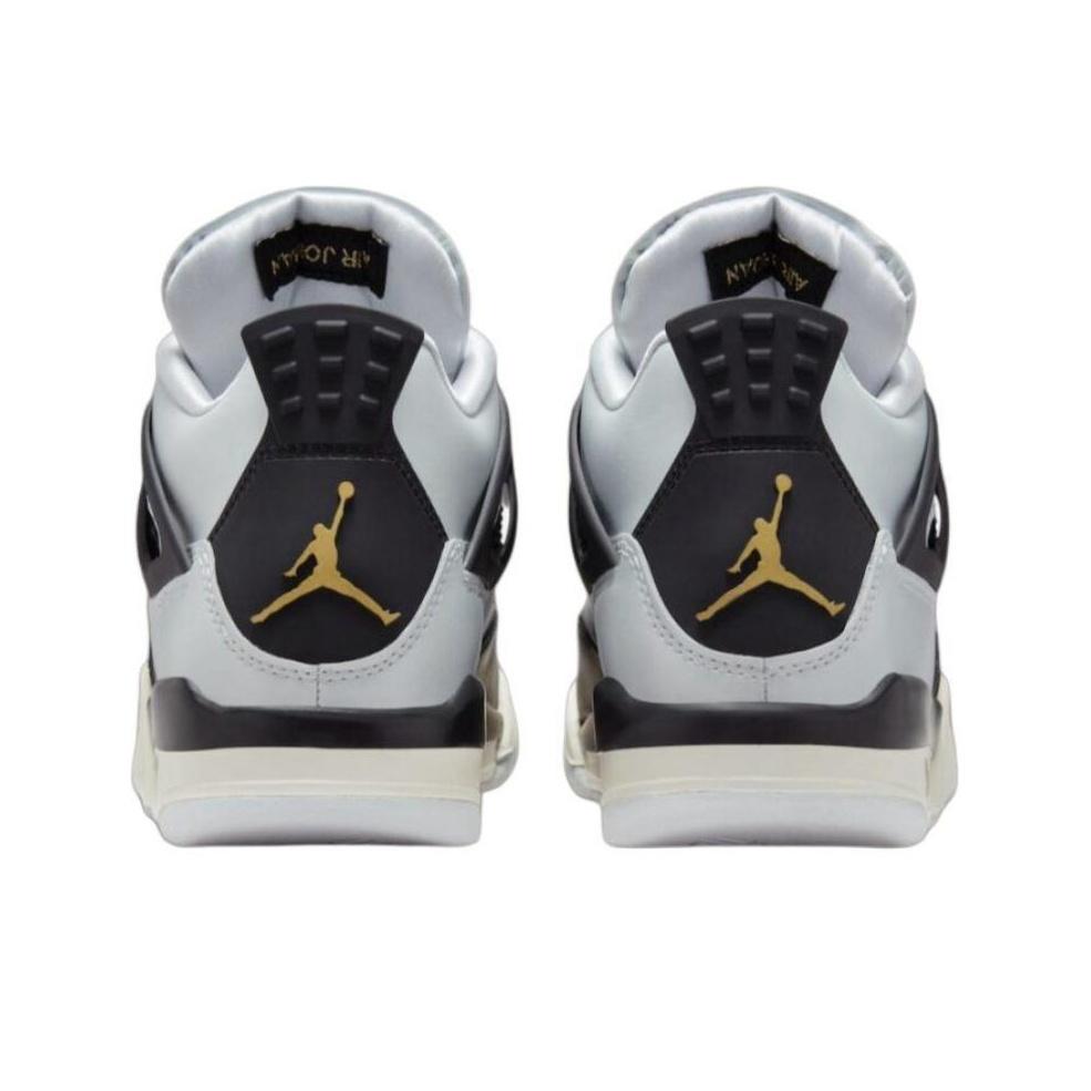 Air Jordan 4 Retro GS Platinum Gold Dětské tenisky Šedá Pure-Platinum Metalická-Zlatá FZ8585-070