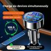 Fast Car Charger 6USB Ports Digital Display LED Cigarette Lighter Adapter Multi-Port Quick Charge For iPhone Samsung Xiaomi
