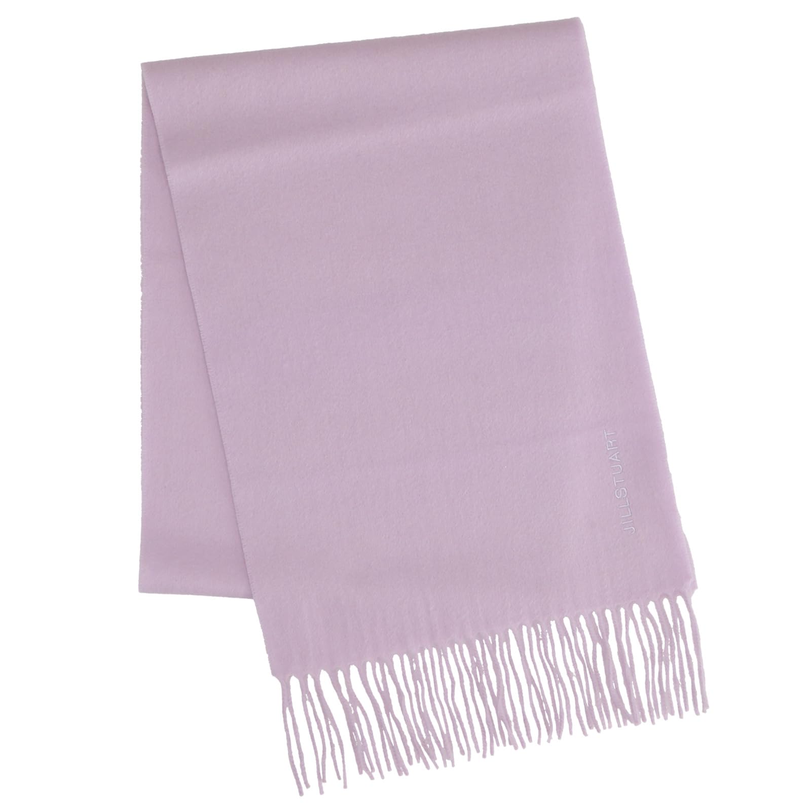 

JILL STUART Plain Cashmere Spun Scarf 30cm wide x 180cm long Women s (60113024E, Lilac) - Approx.