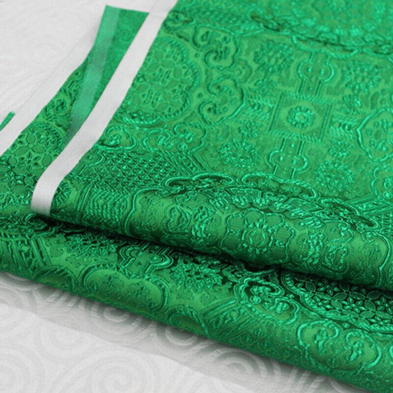 Saténová Hedvábná Brokátová Žakárová Květinová Látka Vintage Kostým Šaty Řemeslné Oblečení Potřeby Cheongsam Povlaky na Polštáře Šití