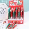 36pcs Christmas Neutral Pen, Press Pen, Holiday Gift Pen, Student Practice Pen, Cartoon Design Pen, Black Signature Pen