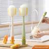 Five-In-One Bottle Cleaning Brush 360 Degrees Cup Lid Brush Multi-purpose Glass Cleaning Brush