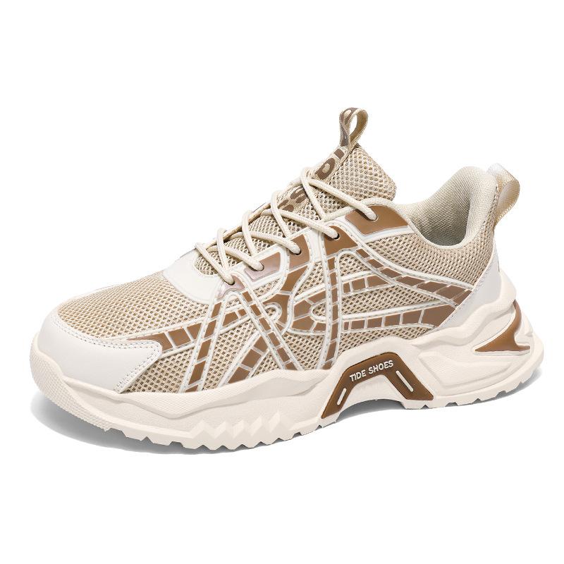 Autumn men's shoes new breathable mesh platform outdoor sports shoes youth versatile casual running shoes