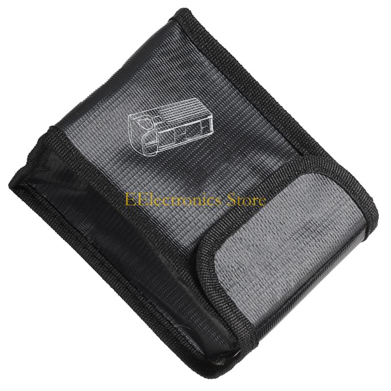 B03C Battery Bag Battery Portable Carrying Case Safety Storage Heat Resistant