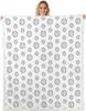 Airplane Pattern Blanket Soft Fleece Throw Kids Room Decor Aviation Theme Baby Gift Home Decoration