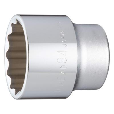 Ângulo de acionamento do soquete TONE Largura entre faces 34 mm (12 lados) 4D-34 12,7 mm (1/2 ")
