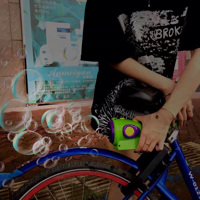 

Multi Functional Bicycle Seat Clip Light Luminous Electric Bubble Machine зелёный