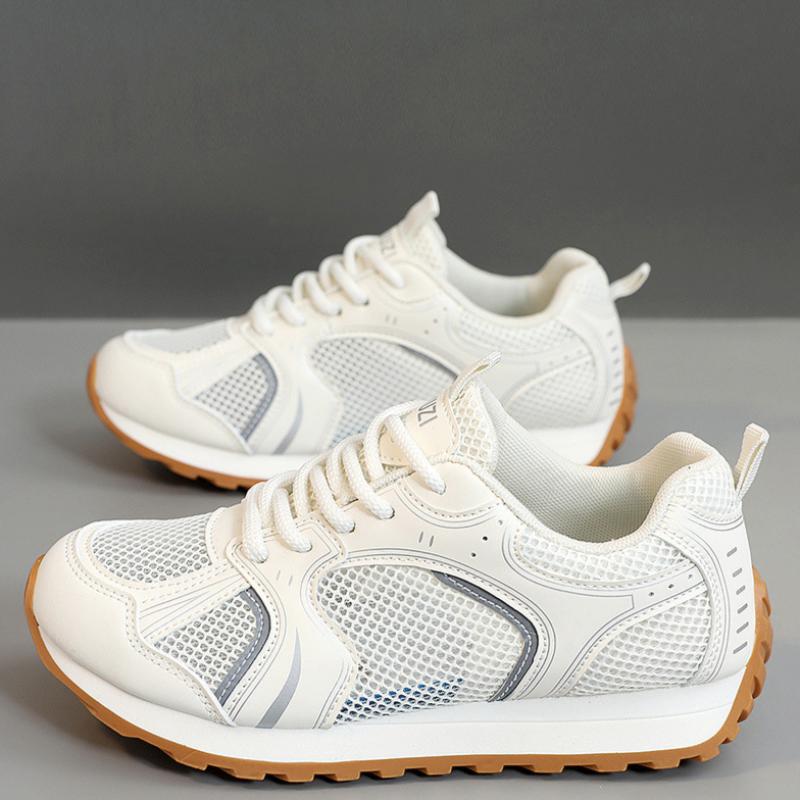 Pantofi Balerini din Plasă Forrest Gump pentru Femei Campus Versatil cu Talpă Groasă Pantofi Sport Casual