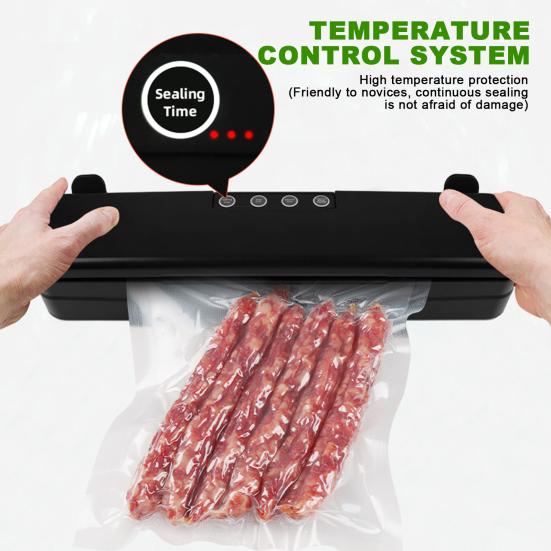 Vacuum Sealer Compact Automatic Dry Moist Modes Sealing Packing Machine Food Preservation