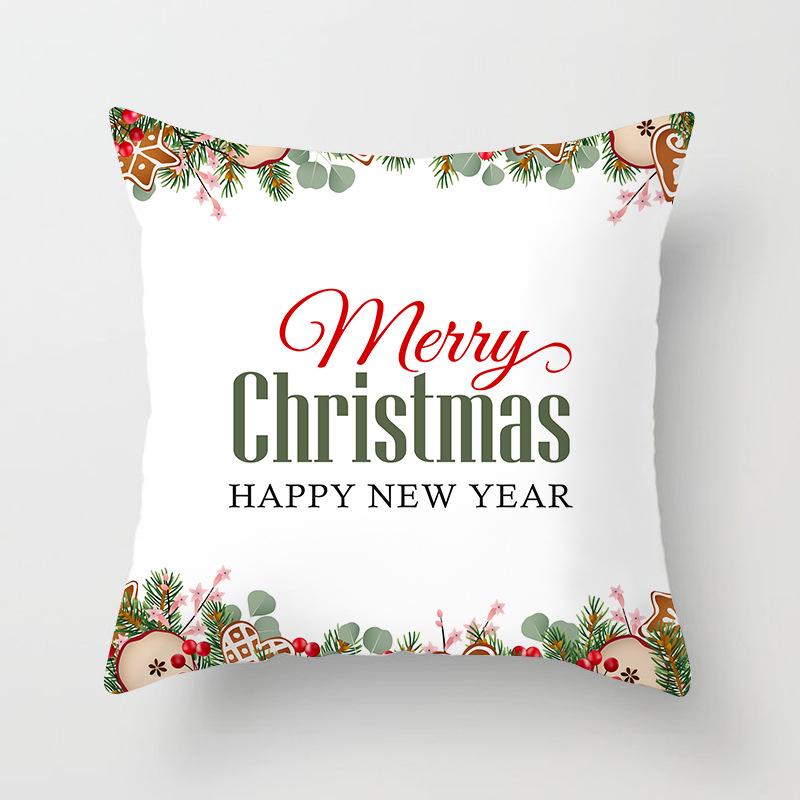 New Christmas Pillowcase Home Sofa Holiday Gift Decoration Pillow Cushion Cover