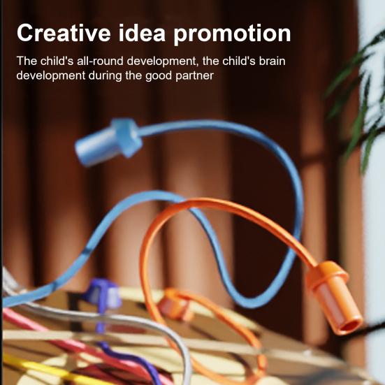 Kids Bear Rope Untangling Game Logic Thinking Focus Training Rope Board Game Parent-children