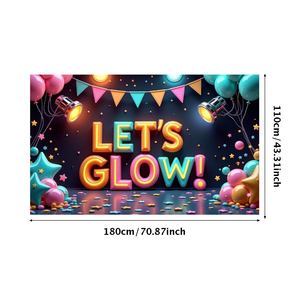 Photo Prop LED Neon Banner Party Decoration Glow Effect Neon Sign For Festival Decoration Party Celebration Night Event