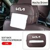 Car Back Seat Tissue Box Auto Seat Back Tissue Storage Bag For KIA Spectra Sedona Cadenza Proceed Sephia Stonic Carens