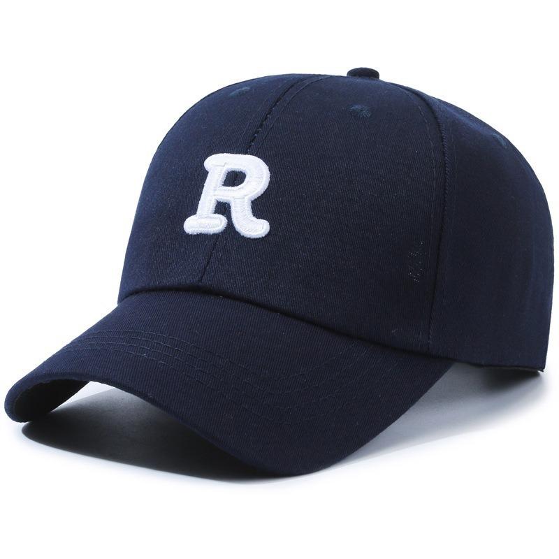 Deep top big head circumference letter baseball cap women's versatile fashion embroidery sunscreen showing face small eaves sunshade cap