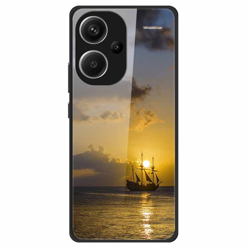 For Redmi Note 13 Pro Plus 5G Case Pro+ Tempered Glass Hard Fundas for Xiaomi Redmi Note 13 Pro Note13 5G Cover Coque Luxury
