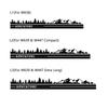2Pcs Car Stickers For Mercedes Benz Vito V Class Viano W638 W639 W447 Marco Polo EQV Camper Van Vinyl Decals Tuning Accessories