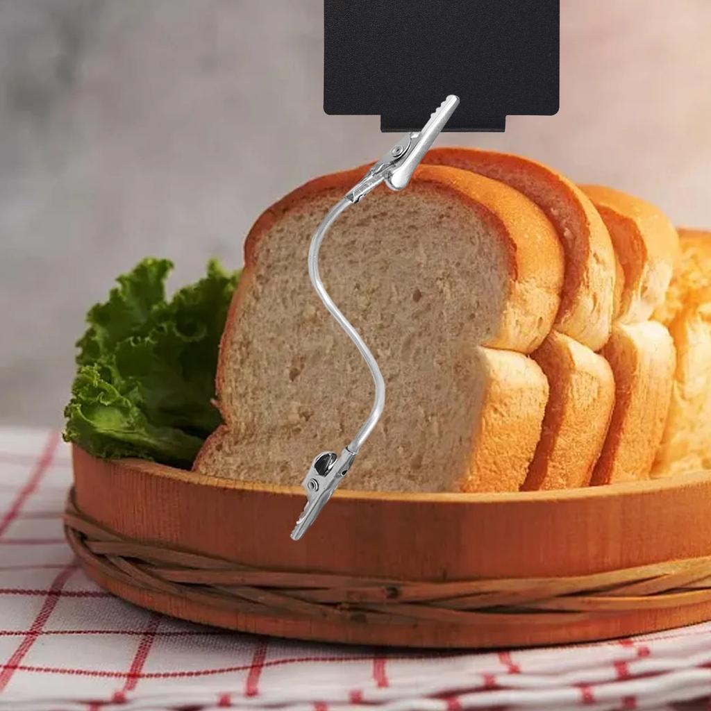 1/20pcs Flexible Metal Long Hose Pins for DIY Card Photo Double Ends Alligator Clamps Clip Home Alloy Memo Picture Holder Racks