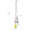 Cute Anime Car Accessory Swing Duck Pendant Auto Rearview Mirror Ornaments Birthday Gift Couple Accessories