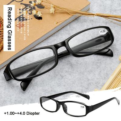 Ultra Light Resin +1.00~+4.0 Diopter Eyeglasses Presbyopia Eyewear Reading Glasses Vision Care