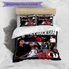 3pcs Duvet Cover Set (1*Duvet Cover + 2*Pillowcase, Without Core), Michael Jackson Print Bedding Set, Bedroom Decor, All‑Season, Birthday Gift