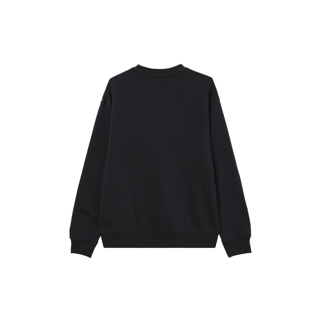 Jordan Alphabet Print Crew Neck Long Sleeve Sweatshirt Men Tops Black DV1576-010