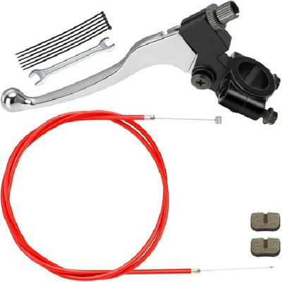Mini Bike Brake Lever Kit + 61in Mini Bike Brake Cable Replacement for 97cc Red