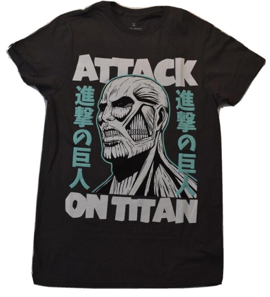 

Ripple Junction Mens Attack On Titan Dark Gray Shirt NWT S M