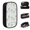 Enfermera En Apuros Nurse Pattern Pencil Cases Pencilcases Pen for Student Large Storage Bag School Supplies Cosmetic Stationery