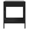 Nightstand with Infinity LED Black 40 X 40 X 49 Cm