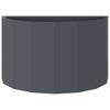 Planter Anthracite 60 X 30 X 35 Cm Steel