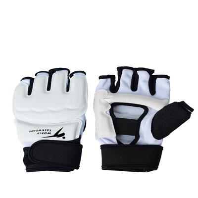 Protectores de Mano de Medio Dedo Longchan Taekwondo Sanda