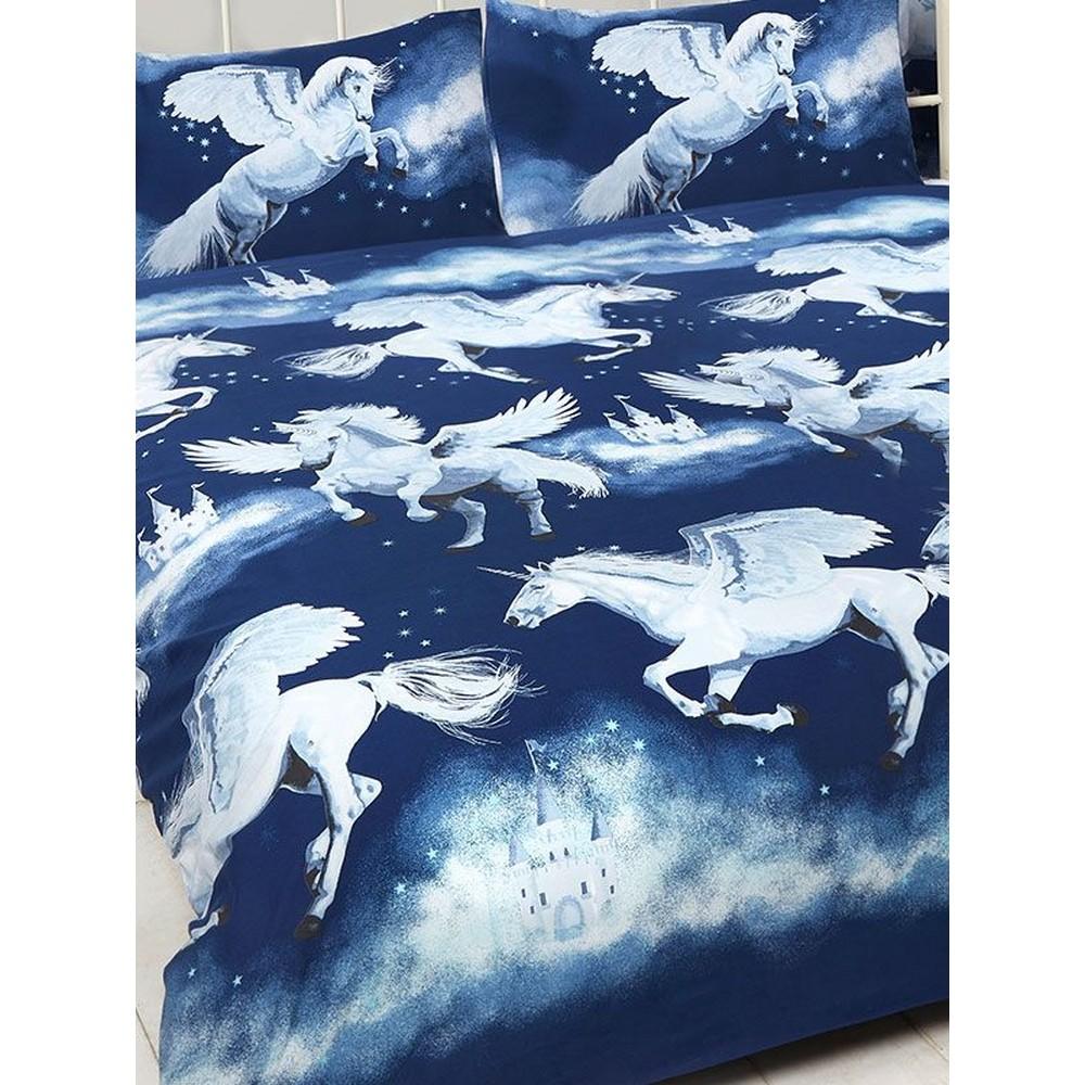 Bedding & Beyond Stardust Unicorn Duvet Cover Set