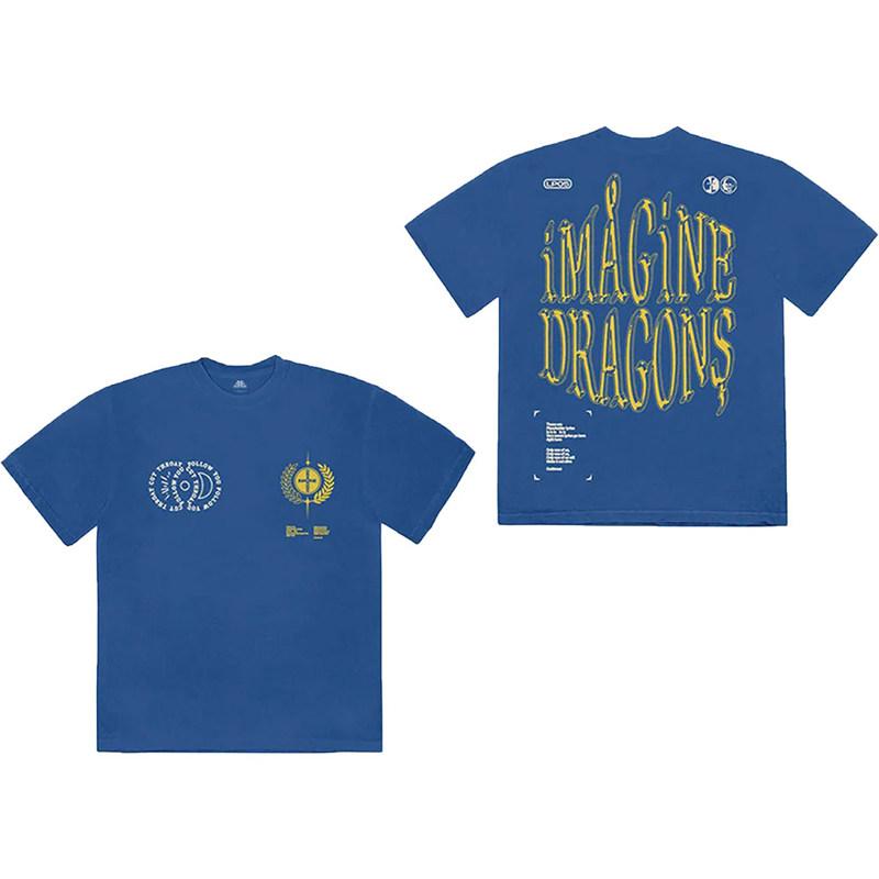 Retro Imagine Dragons Band An Independent Rock Band From The US Americanstyle Retro Mens Loose Tshirt